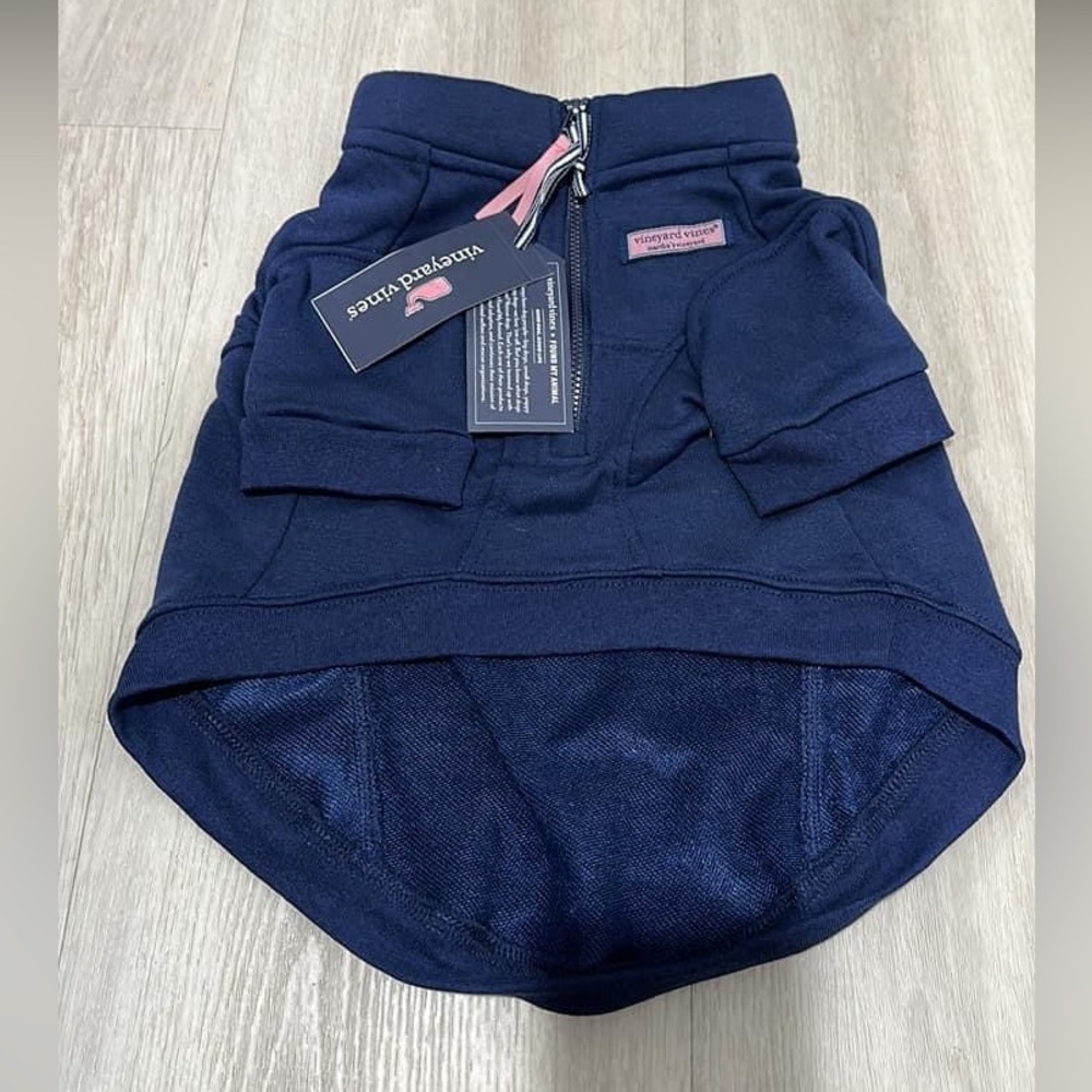 Vineyard Vines Navy Blue Dog Sweater